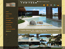 Tablet Screenshot of piscinasdearena.com
